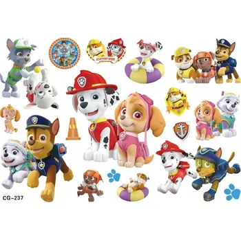 Odstranitelné tetování Smyvatelné tetování pro děti Tlapková patrola PAW CG237