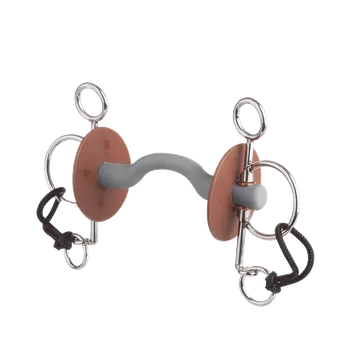 Udidlo pro koně Udidlo Pelham nelomené Tongue BERIS, tvrdé, 18 mm, 130 mm