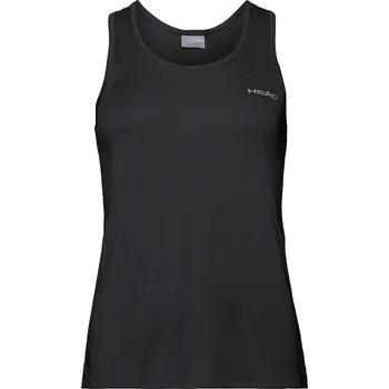 Dívčí tričko Dívčí trička Head Easy Court Tank Top G Černý (140 cm)