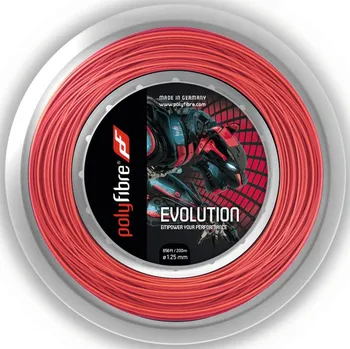 Tenis Tenisový výplet Polyfibre Evolution (200 m) - red Červený (1.20 mm)