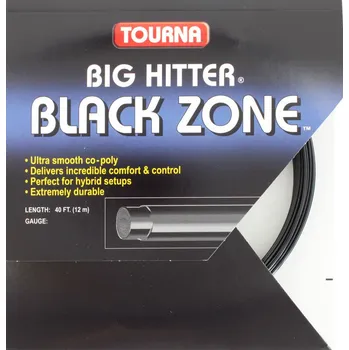 Struna na výplet tenisové rakety Tenisový výplet Tourna Big Hitter Black Zone (12 m) Černý (1.20 mm)