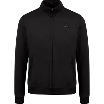 Pánská mikina Pánská tenisová mikina Le Coq Sportif ESS T/T FZ Sweat No.1 M - black Černý (XL)