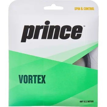 Struna na výplet tenisové rakety Tenisový výplet Prince Vortex (12,2 m) Černý (1.30 mm)