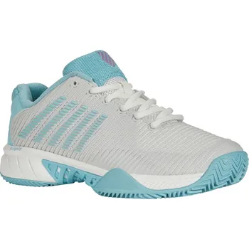 Dámské tenisky Dámská obuv K-Swiss Hypercourt Express 2 HB - brilliant white/angel blue/sheer lilac Bílý, Šedý (37,5)