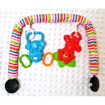 Hranatá hračka na lehátko BabyBjörn, barevná – Opice