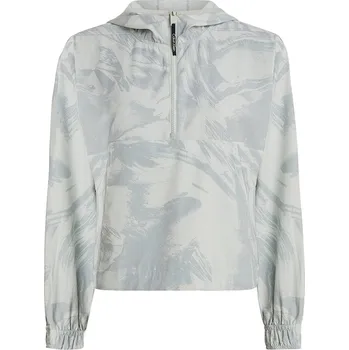 Dámská mikina Dámská tenisová mikina Calvin Klein PW 1/4 Zip Anorak - digital rockform aop Vícebarevný, Zelený (XS)