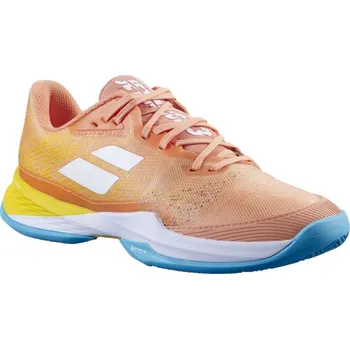 Pánská tenisová obuv Dámská obuv Babolat Jet Mach 3 Clay - coral/gold fusion Oranžový (40,5)