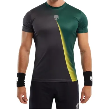 Pánské tričko Pánské tričko Hydrogen Shade Tech - green/yellow Zelený (M)