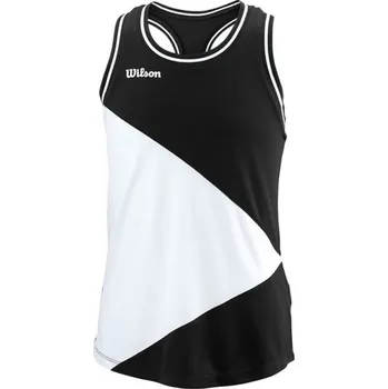 Dívčí tričko Dívčí trička Wilson Team II Tank G - black Černý (L)