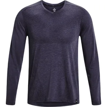 Pánské tričko Pánské tenisové tričko Under Armour Men's UA Breeze Long Sleeve - black/reflective Černý (S)