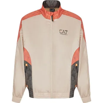 Pánská tenisová bunda EA7 Woven Bomber - oxford tan Béžový (L)