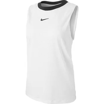 Dámský tenisový top Nike Court Dri-Fit Advantage Tank W Bílý (XL)