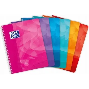 Sešit OXFORD SEŠIT se SPIRÁLOU A5 80 listů linkovaný (mřížka) 90 g/m² KOŁONOTES OXFORD LAGOON