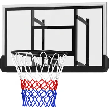 Basketbal Basketbalový koš s deskou, průměr 45 cm | černý
