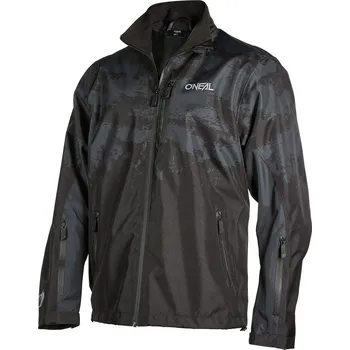 Cyklistická bunda Bunda - O'NEAL Shore Rain Jacket - černá / šedá L