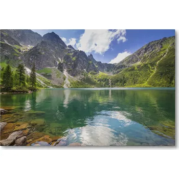 Obraz Obraz na plátně TATRY MORSKÉ OKO POLSKO PŘÍRODA 30 x 20 cm