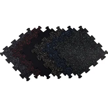 TRUESTEEL Dvouvrstvá gumová podlaha do fitness 485x485x15 mm, EPDM: 5%, barva: žlutá