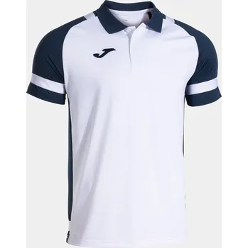 Triko POLO s límečkem JOMA Lider bílo tm.modré Velikost: 4XS