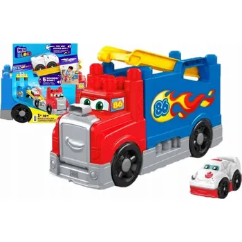 ostatní stavebnice MEGABLOCKS NÁKLADNÍ AUTO Postav a Závoď – HRAČKY STAVEBNICE s autíčky – SADA