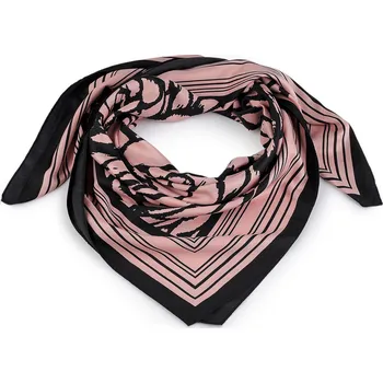 Šátek Saténový šátek 90x90 cm Varianta: 3 pudrová, Balení: 1 ks