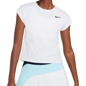 Dámské tričko Dámské tričko Nike Court Dri-Fit Victory Top SS Plus Line W Bílý (3X)
