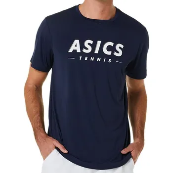 Pánské tričko Pánské tričko Asics Court Tennis Graphic tee - midnight Modrý (S)