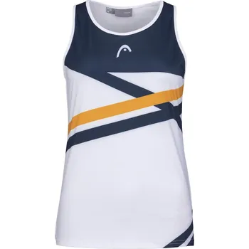 Oblečení a móda Dámský tenisový top Head Performance Tank Top W - print performance/orange Vícebarevný, Oranžový (XS)