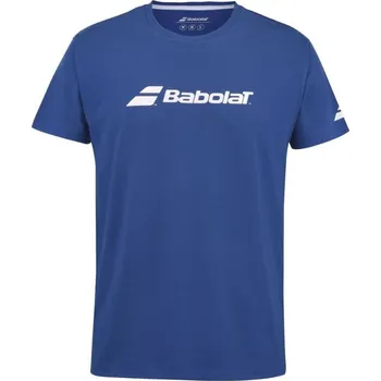 Pánské tričko Pánské tričko Babolat Exercise Tee Men - sodalite blue Modrý (S)