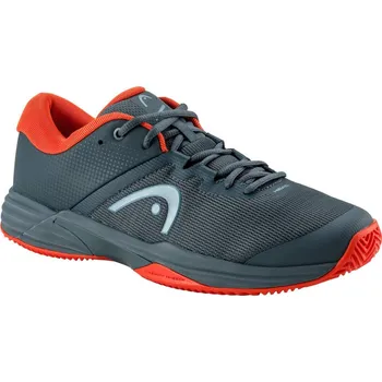 Pánská tenisová obuv Pánská obuv Head Revolt Evo 2.0 Clay - dark grey/orange Šedý (44,5)