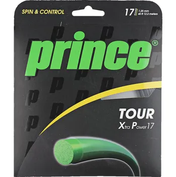 Struna na výplet tenisové rakety Tenisový výplet Prince Tour Xtra Power (12,2 m) Černý (1.30 mm)