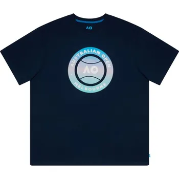 Pánské tričko Pánské tričko Australian Open AO Round Logo Tee Modrý (S)