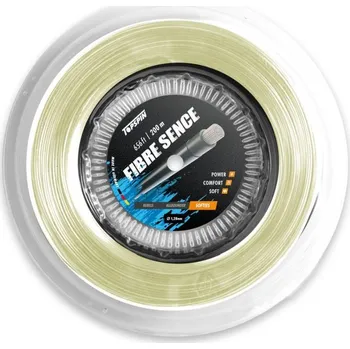 Struna na výplet tenisové rakety Tenisový výplet Topspin Fibre Sence (200m) - natural Přírodní (1.32 mm)