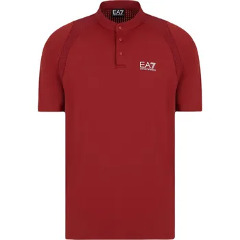 Pánské tričko Pánské tenisové polo tričko EA7 Man Jersey Červený (L)