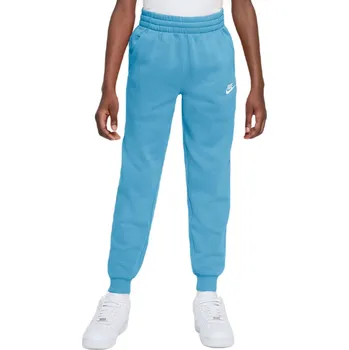 Dívčí tepláky Nike Kids Club Fleece Jogger - aquarius blue/white Tyrkysový (XS)