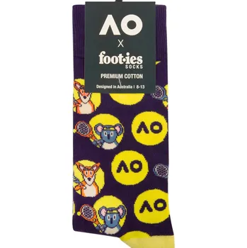 Pánské ponožky Ponožky Australian Open Aussie Animals Cotton Modrý (40-47)