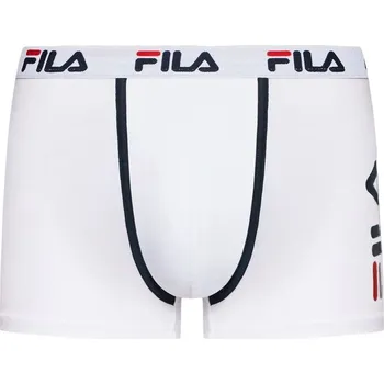 Pánské spodní prádlo Pánské boxerky Fila Man Boxer 2P - white Bílý (XL)