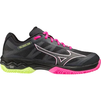 Dámská sportovní obuv Dámská obuv na padel Mizuno Wave Exceed Light Padel - ebony/pinkglo/neolime (41)