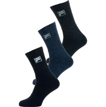 Pánské oblečení Ponožky Fila Tennis Socks 3P Modrý (35-38)