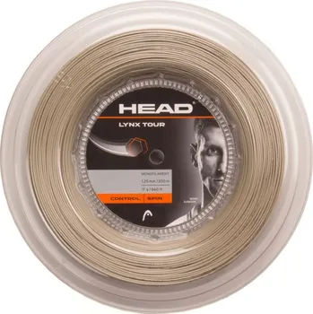 Tenis Tenisový výplet Head LYNX TOUR (200 m) Přírodní (1.25 mm)