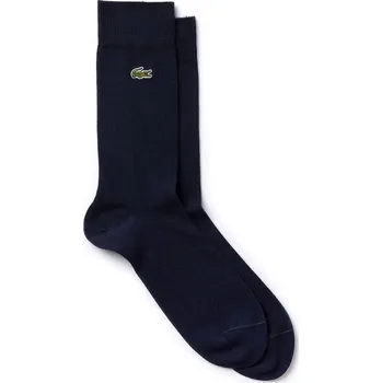 Pánské ponožky Ponožky Lacoste Men's Embroidered Crocodile Cotton Blend Socks - 1P blue marine Modrý (36-40)