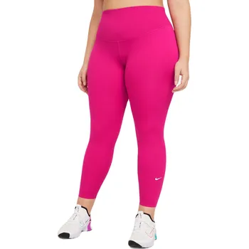 Dámské legíny Legíny Nike One Dri-Fit Mid-Rise Tight - fireberry/white Růžový (L)