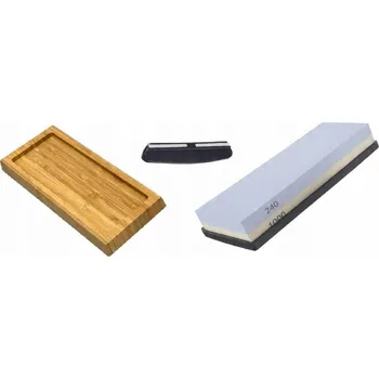 Brusný kámen s bambusovou základnou - 240/1000 KP-37742