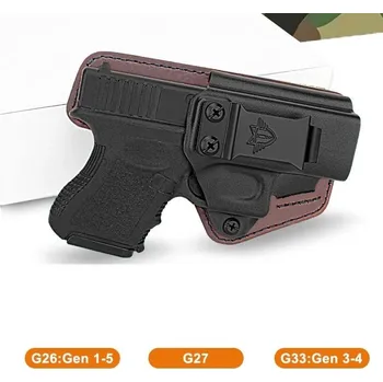 Příslušenství pro sportovní střelbu Glock 26 pro praváka - vnitřní hybridní kydex 372g26