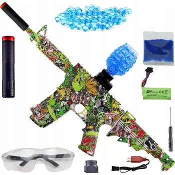 Puška Pistole na gelové kuličky Automatická 10000 nábojů Elektrická