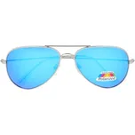 Světle modré zrcadlové polarizační pilotky "Polar Aviator"