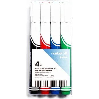Popisovač na bílou tabuli vícebarevný Rystor 4 ks