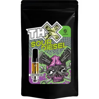 CBD THX Cartridge Sour Diesel 88% THX 0,5 - 2 ml Obsah: 0,5ml