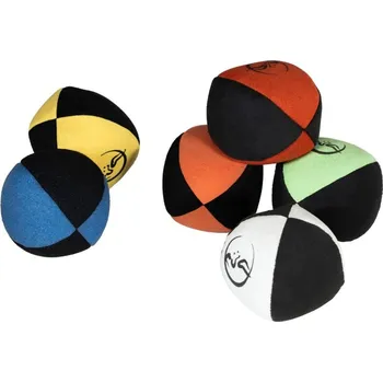 Žonglování Žonglovací míček FNG Suede Juggling Balls | 4 Panel | BLACK Zelená (Green)