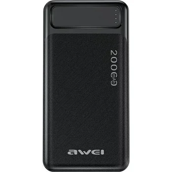 Powerbanka Powerbanka 20000 mAh P6K s displejem a 2× USB‑A