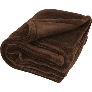 Pelíšek pro psa Deka O´LALA PETS dvouvrstvá hnědá 200x155cm